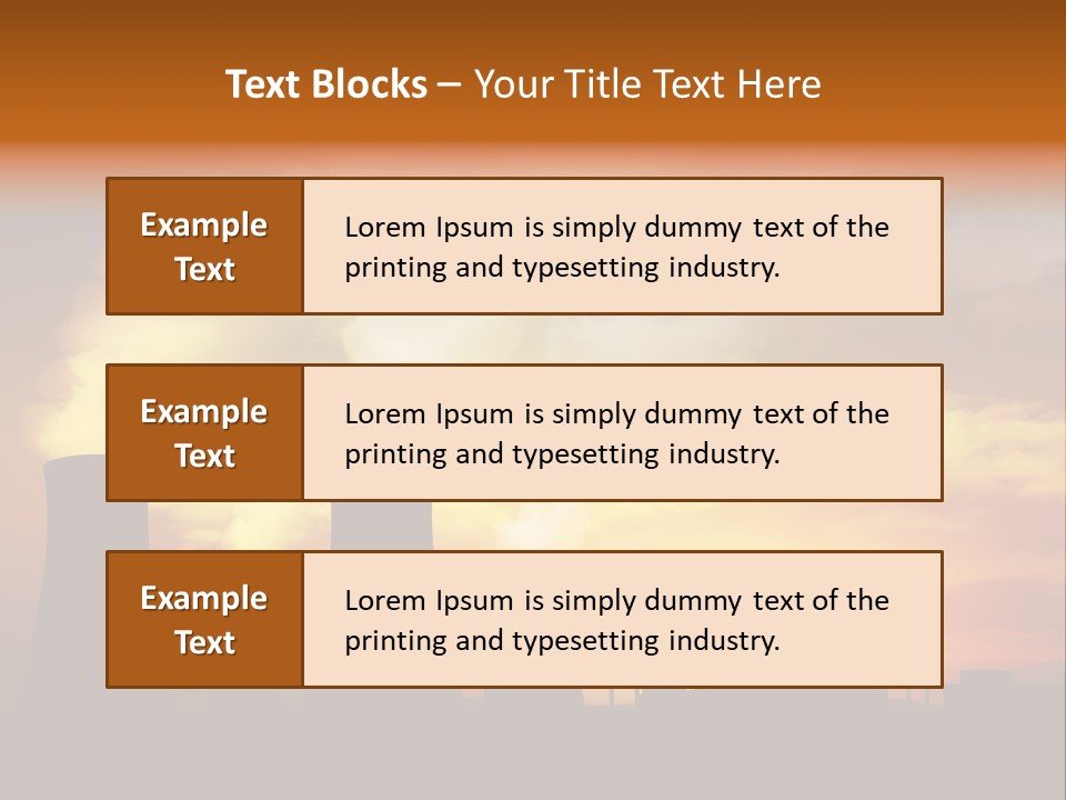 Waste Plant Technology PowerPoint Template