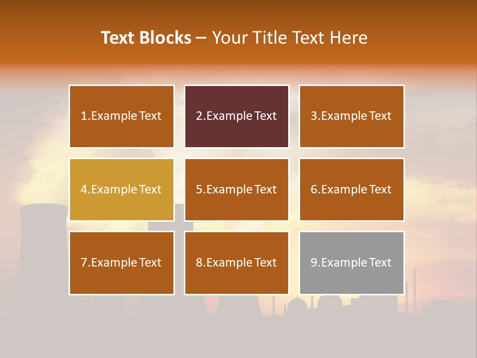 Waste Plant Technology PowerPoint Template