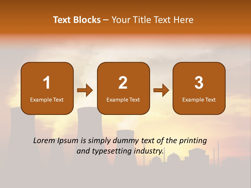 Waste Plant Technology PowerPoint Template