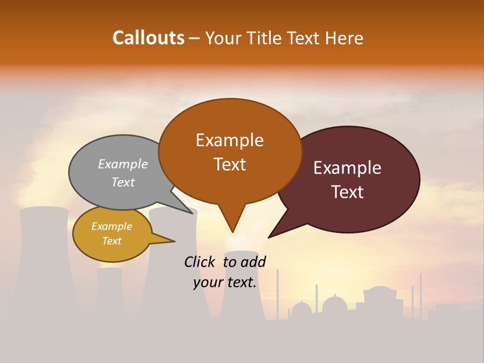 Waste Plant Technology PowerPoint Template