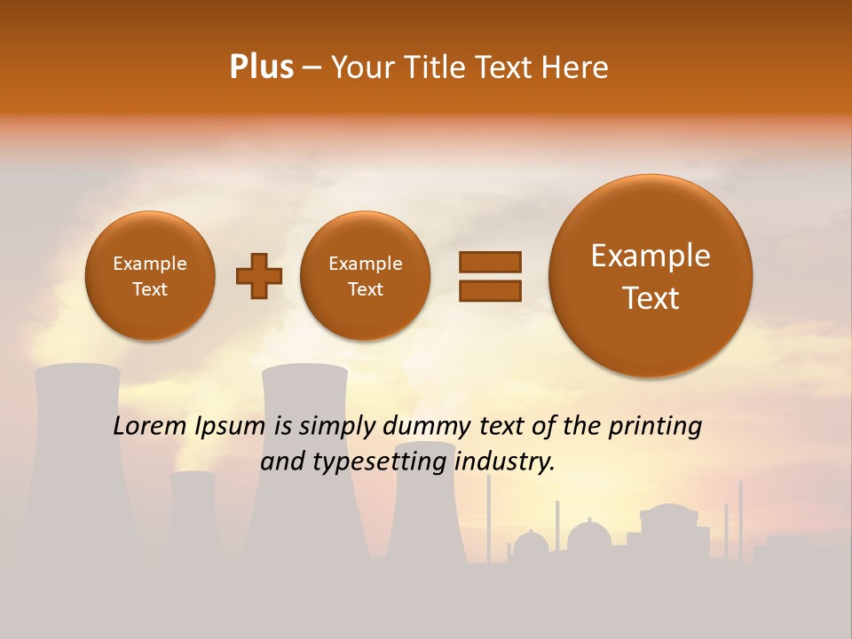 Waste Plant Technology PowerPoint Template