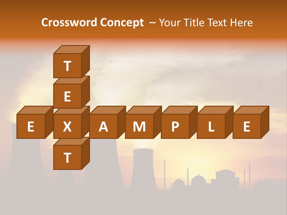 Waste Plant Technology PowerPoint Template