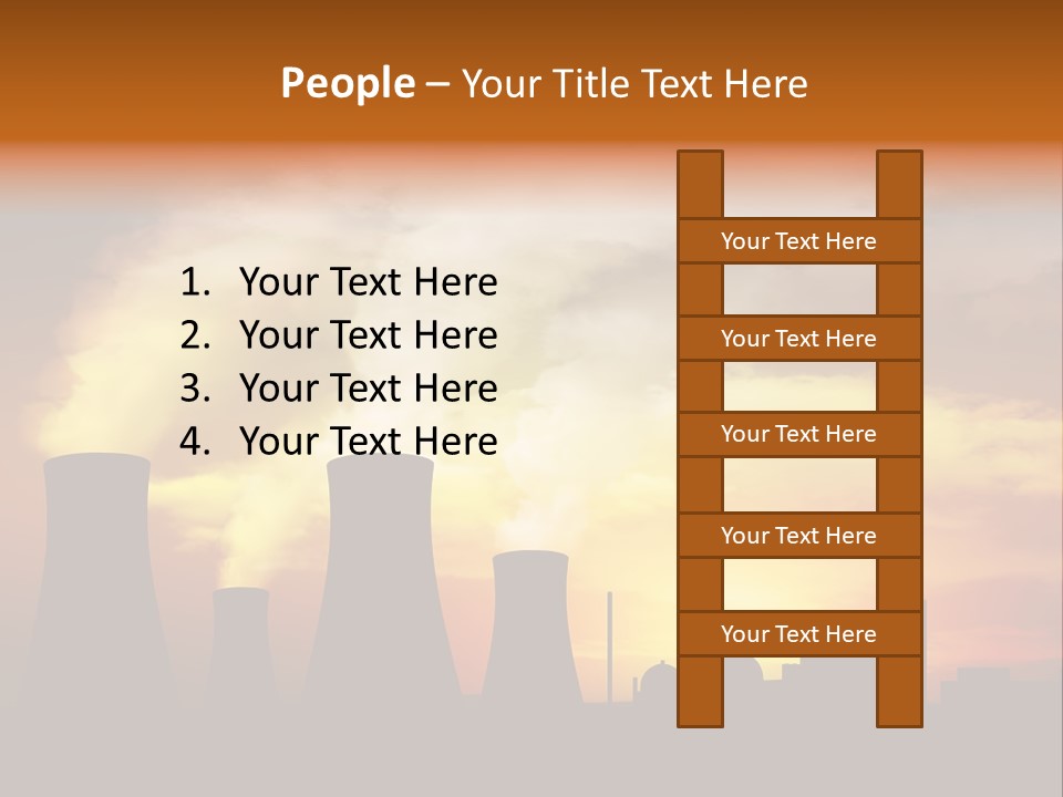 Waste Plant Technology PowerPoint Template
