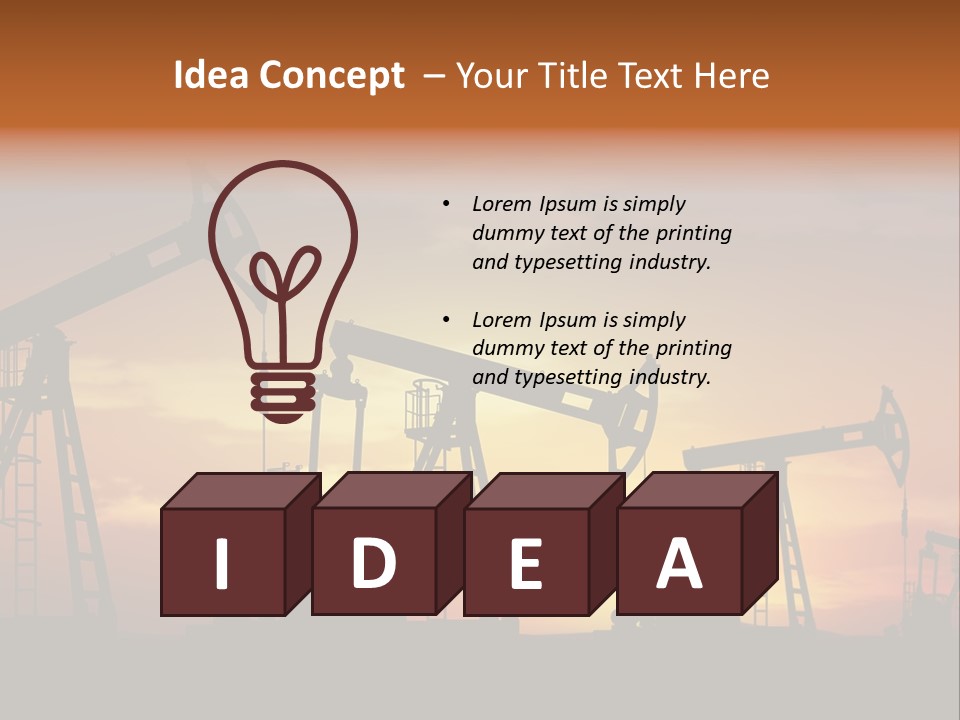 Outdoors Barrel Environmental PowerPoint Template