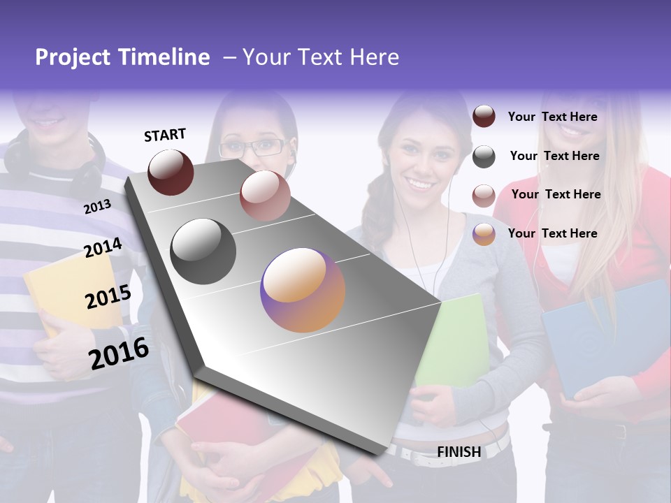 Cute Smile Years PowerPoint Template