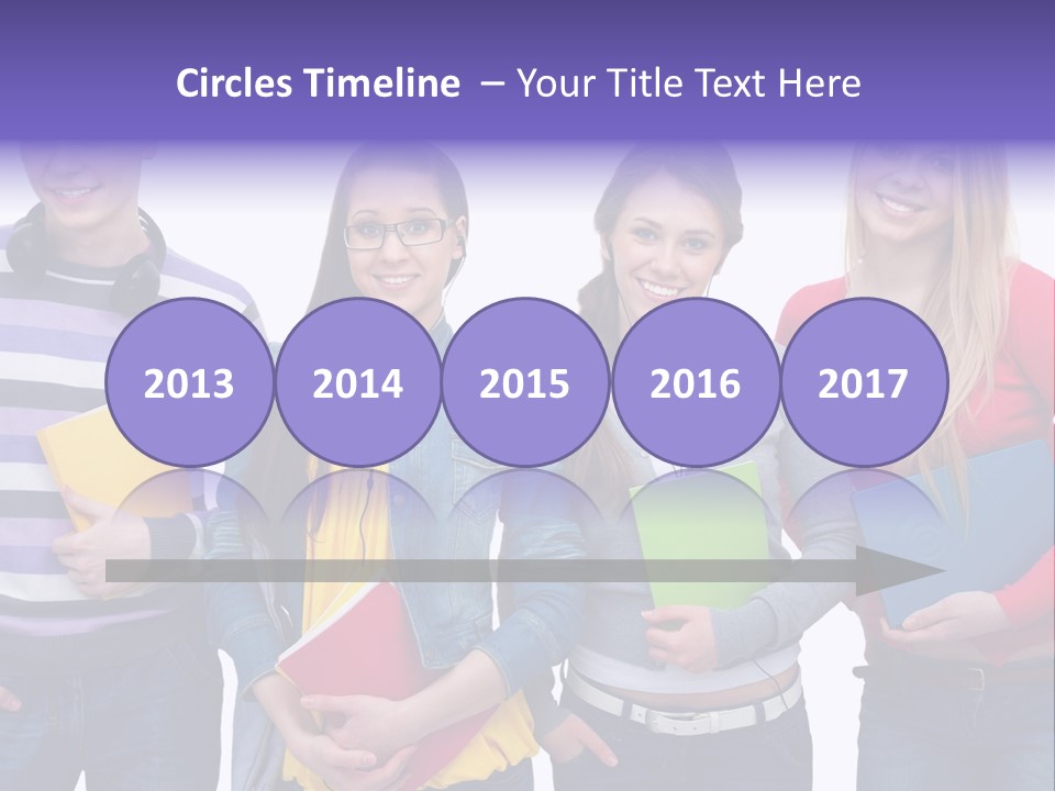 Cute Smile Years PowerPoint Template