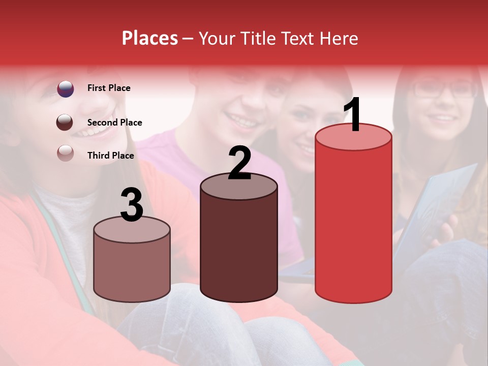 Expression Education Friends PowerPoint Template