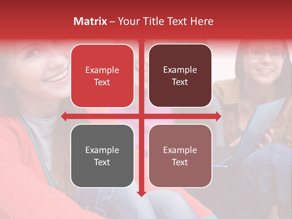 Expression Education Friends PowerPoint Template