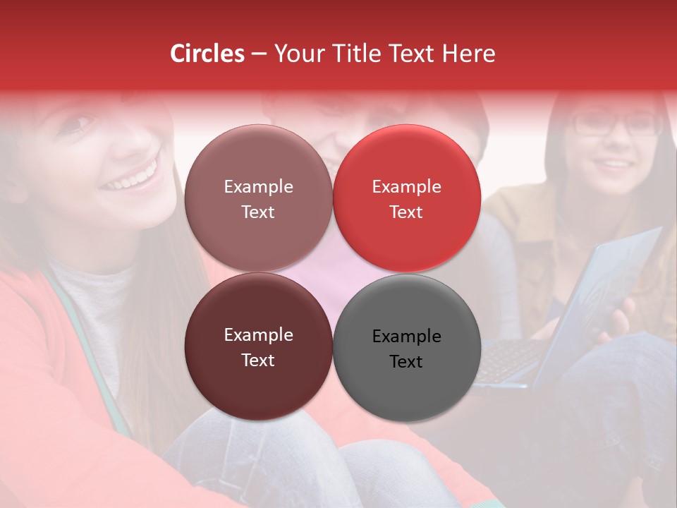 Expression Education Friends PowerPoint Template