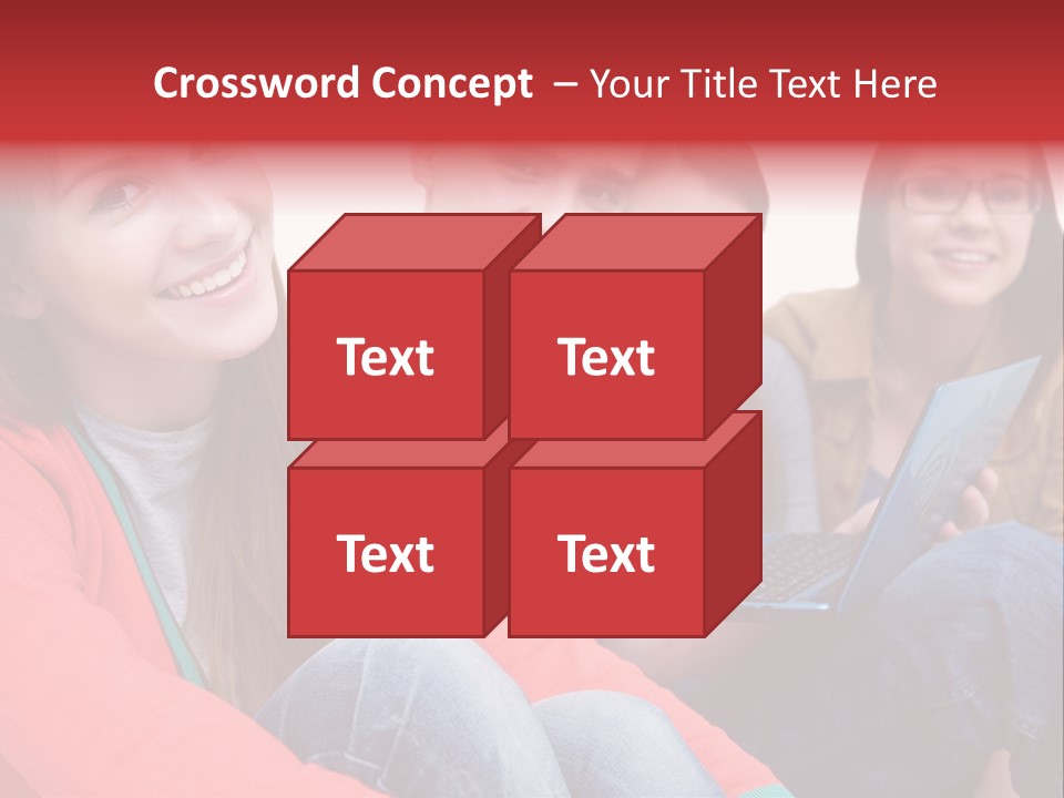 Expression Education Friends PowerPoint Template