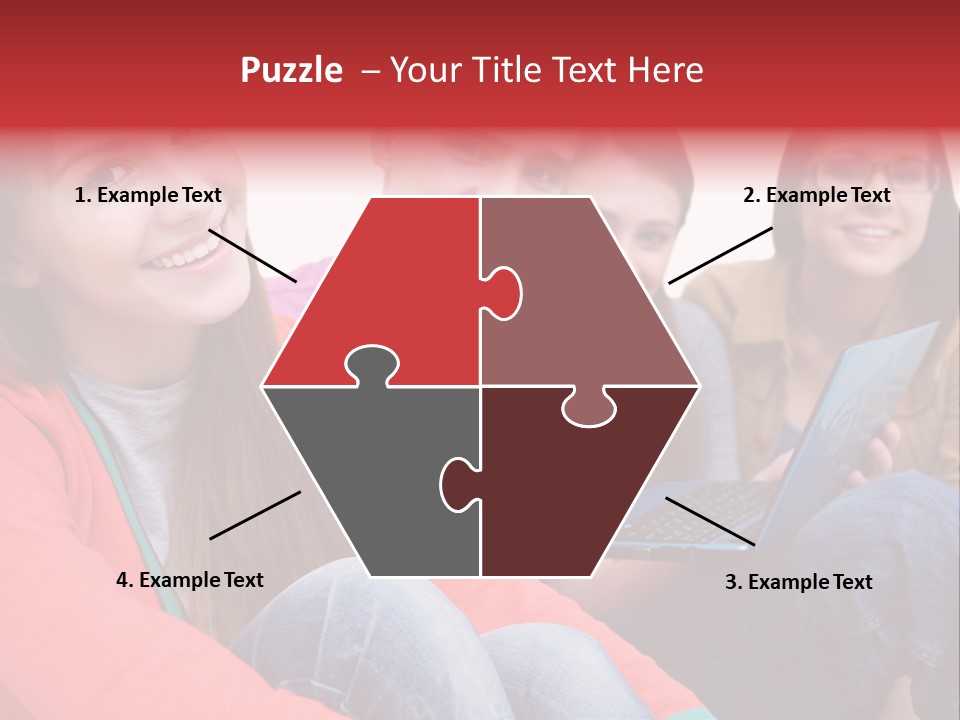 Expression Education Friends PowerPoint Template