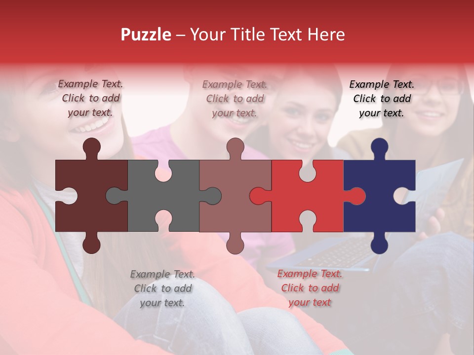 Expression Education Friends PowerPoint Template