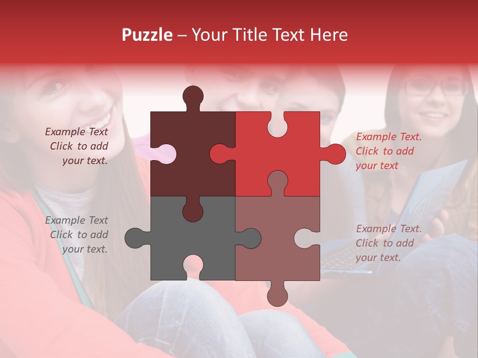 Expression Education Friends PowerPoint Template