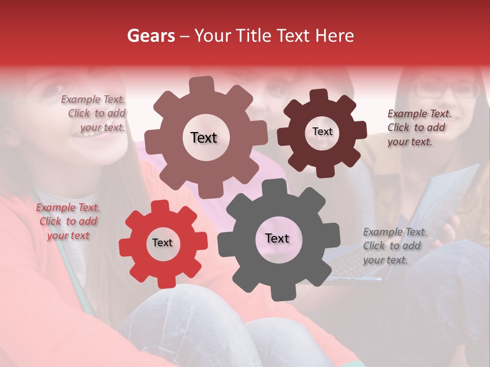 Expression Education Friends PowerPoint Template