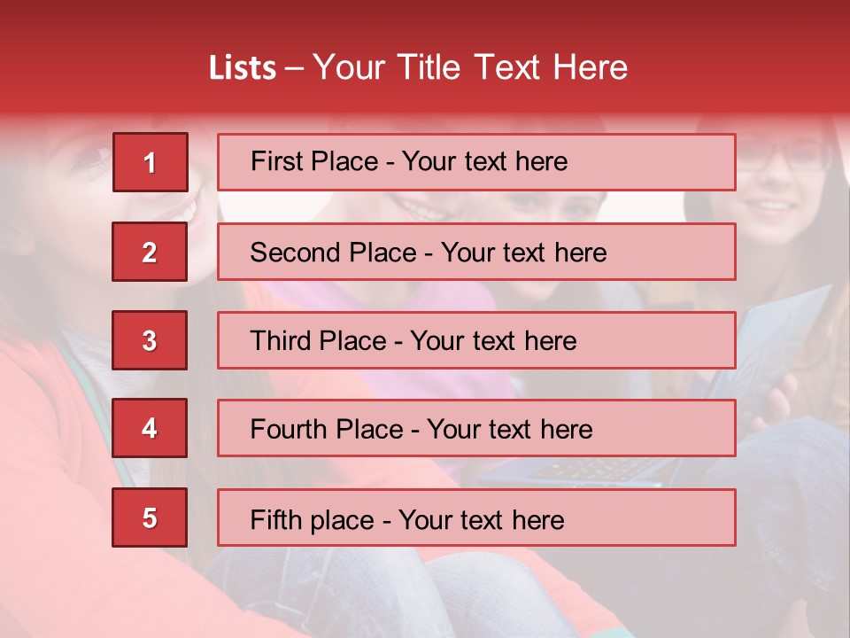 Expression Education Friends PowerPoint Template