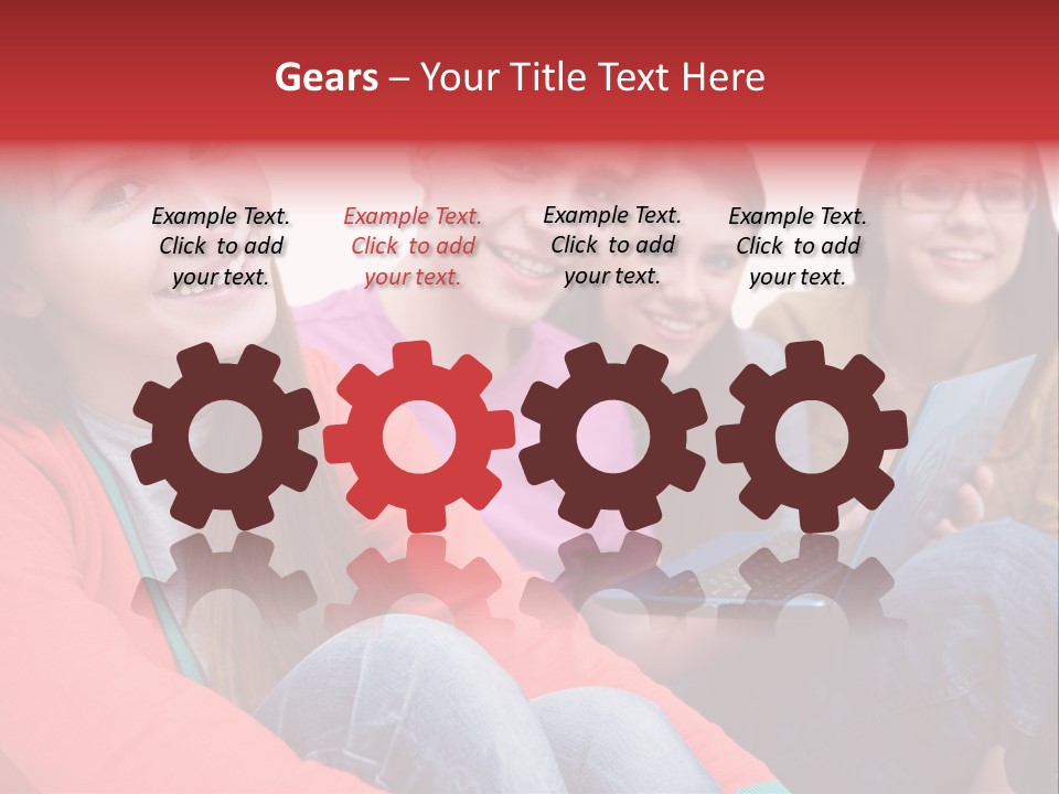 Expression Education Friends PowerPoint Template