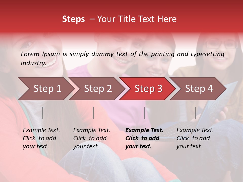 Expression Education Friends PowerPoint Template