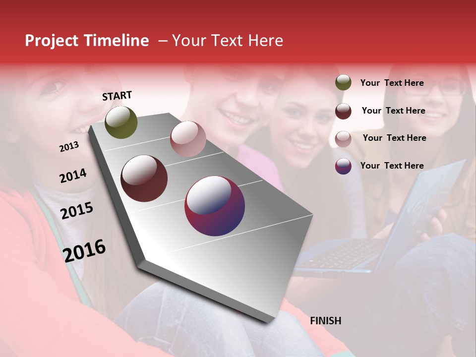 Expression Education Friends PowerPoint Template