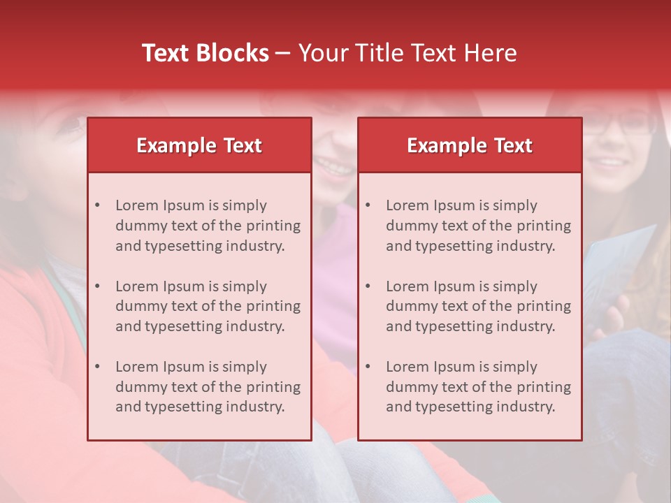 Expression Education Friends PowerPoint Template