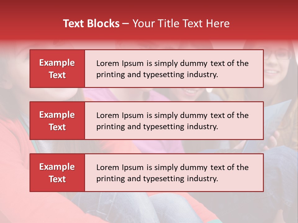 Expression Education Friends PowerPoint Template