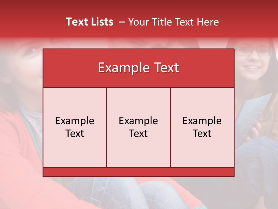 Expression Education Friends PowerPoint Template