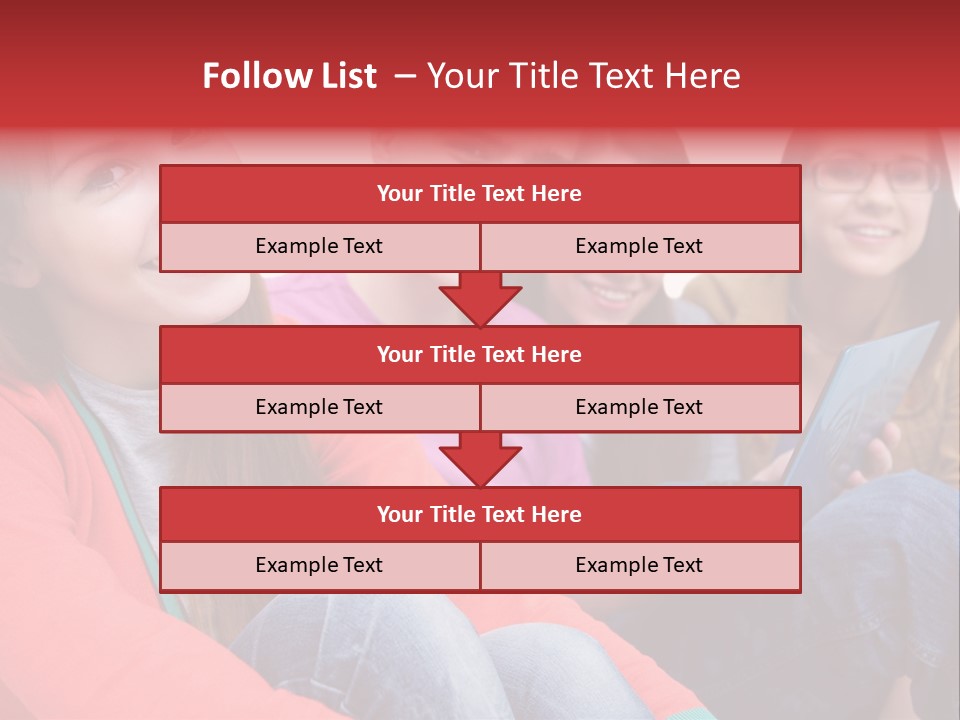 Expression Education Friends PowerPoint Template