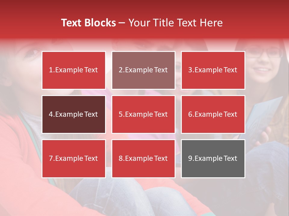 Expression Education Friends PowerPoint Template