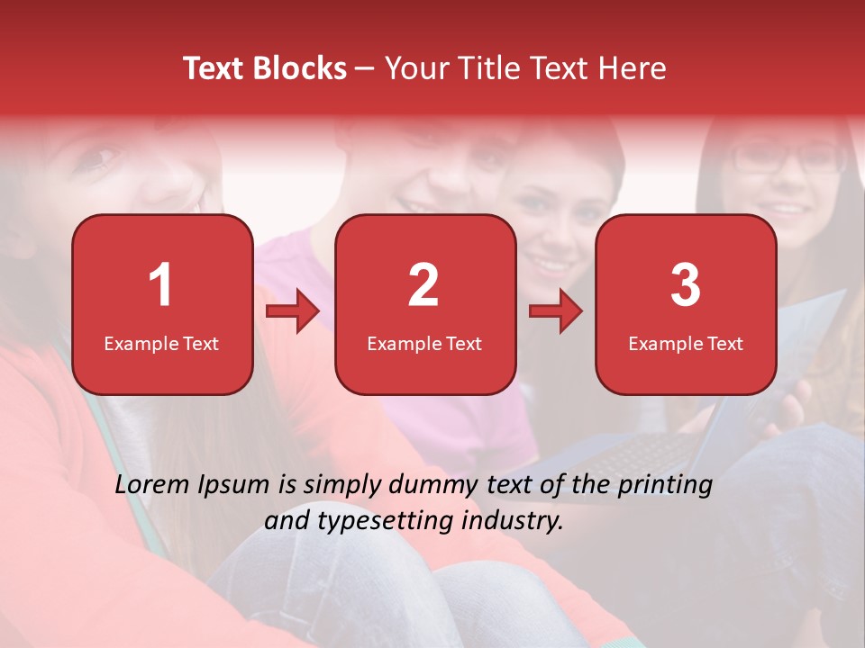 Expression Education Friends PowerPoint Template