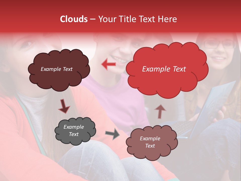 Expression Education Friends PowerPoint Template