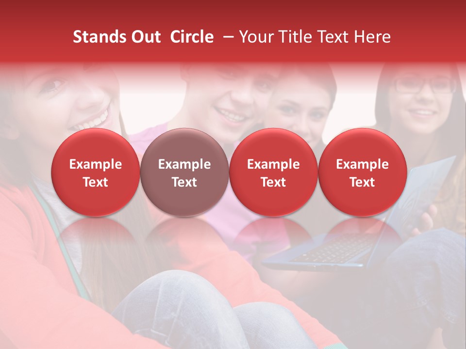 Expression Education Friends PowerPoint Template