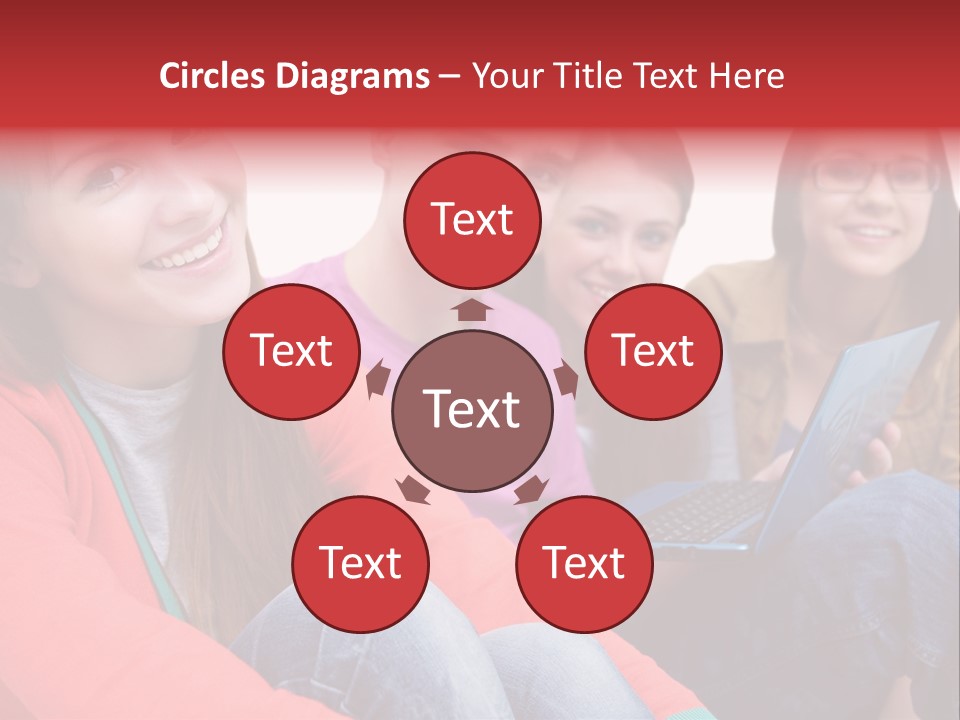 Expression Education Friends PowerPoint Template