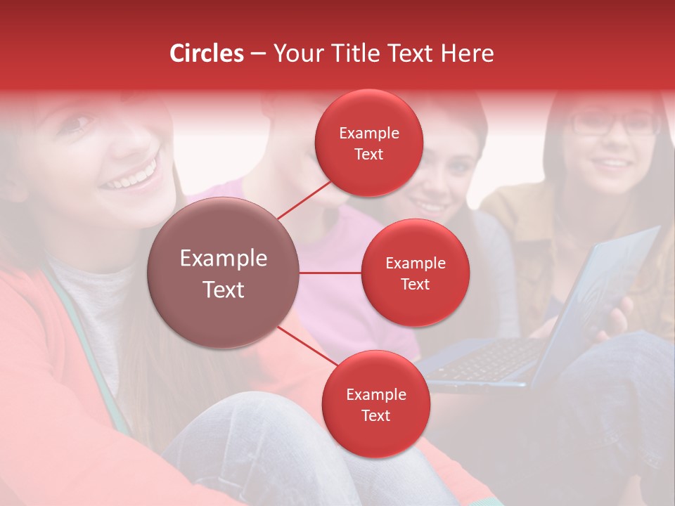 Expression Education Friends PowerPoint Template