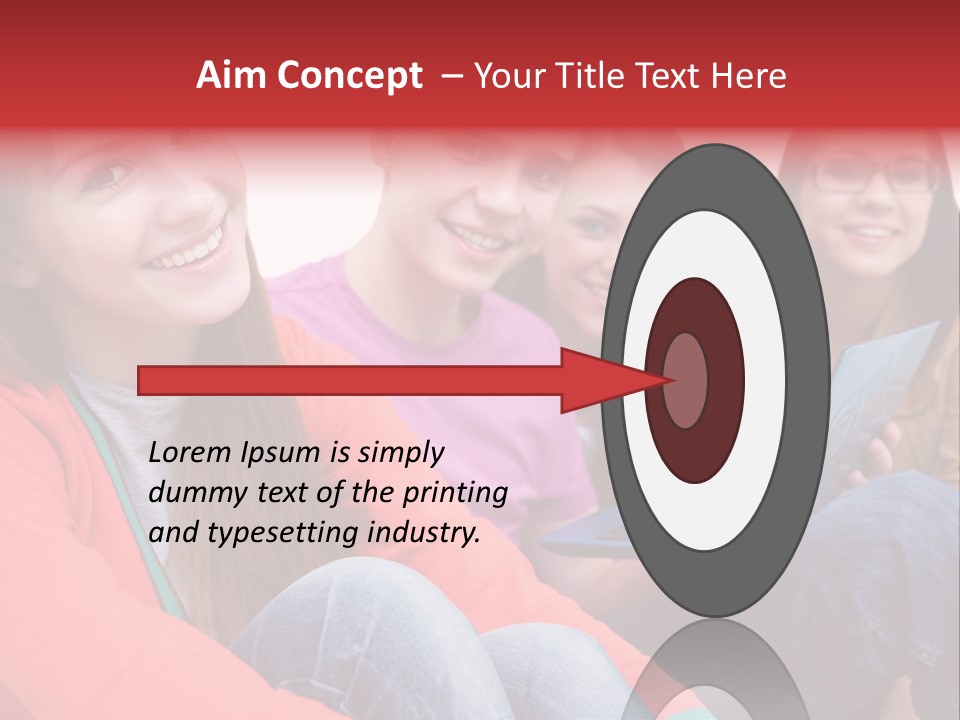 Expression Education Friends PowerPoint Template