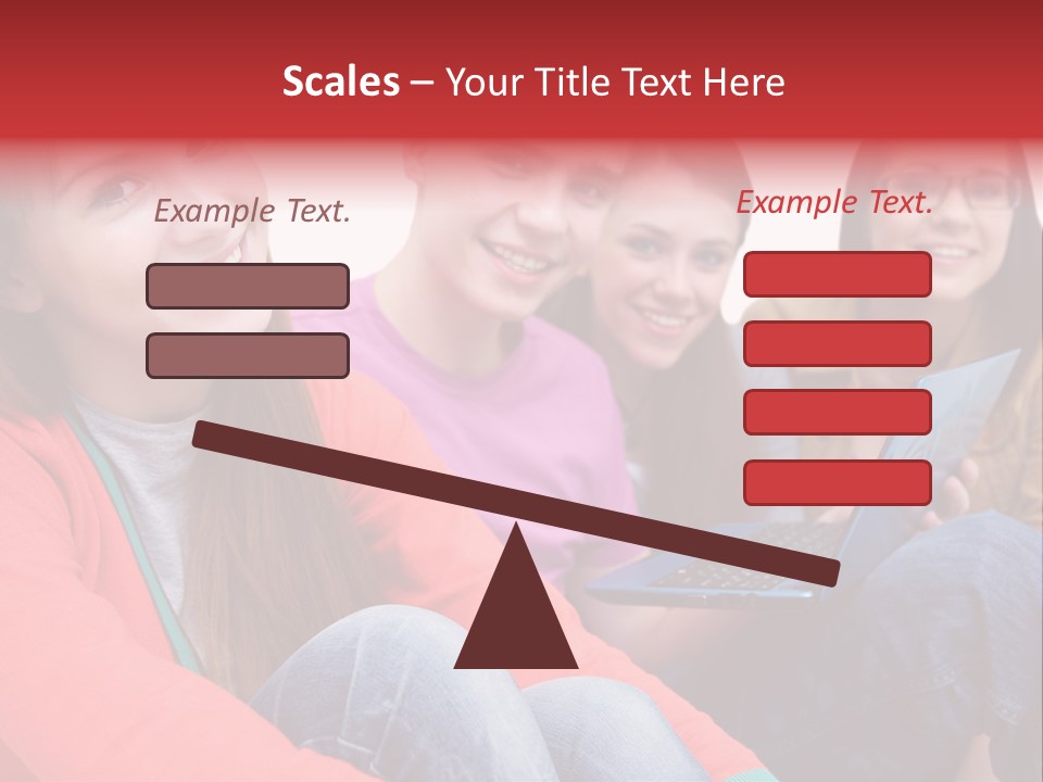 Expression Education Friends PowerPoint Template