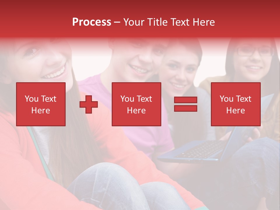 Expression Education Friends PowerPoint Template