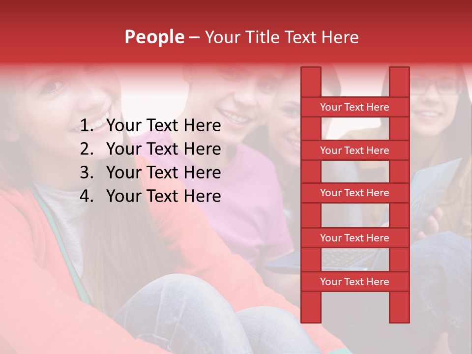 Expression Education Friends PowerPoint Template