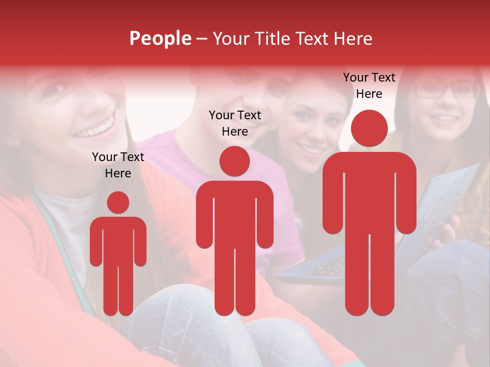 Expression Education Friends PowerPoint Template