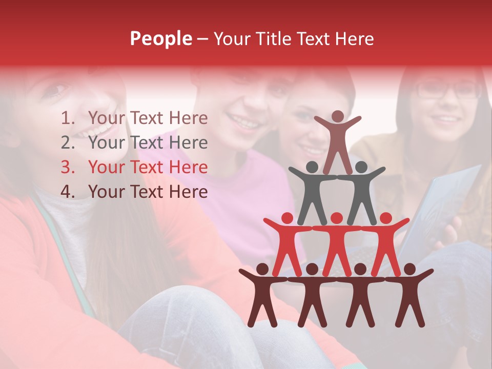 Expression Education Friends PowerPoint Template