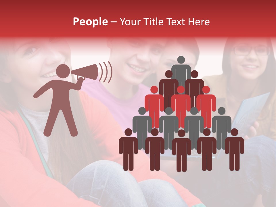 Expression Education Friends PowerPoint Template