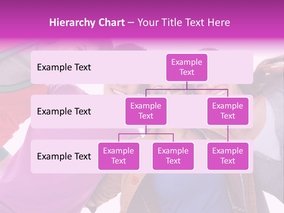 Together Smile Girl PowerPoint Template