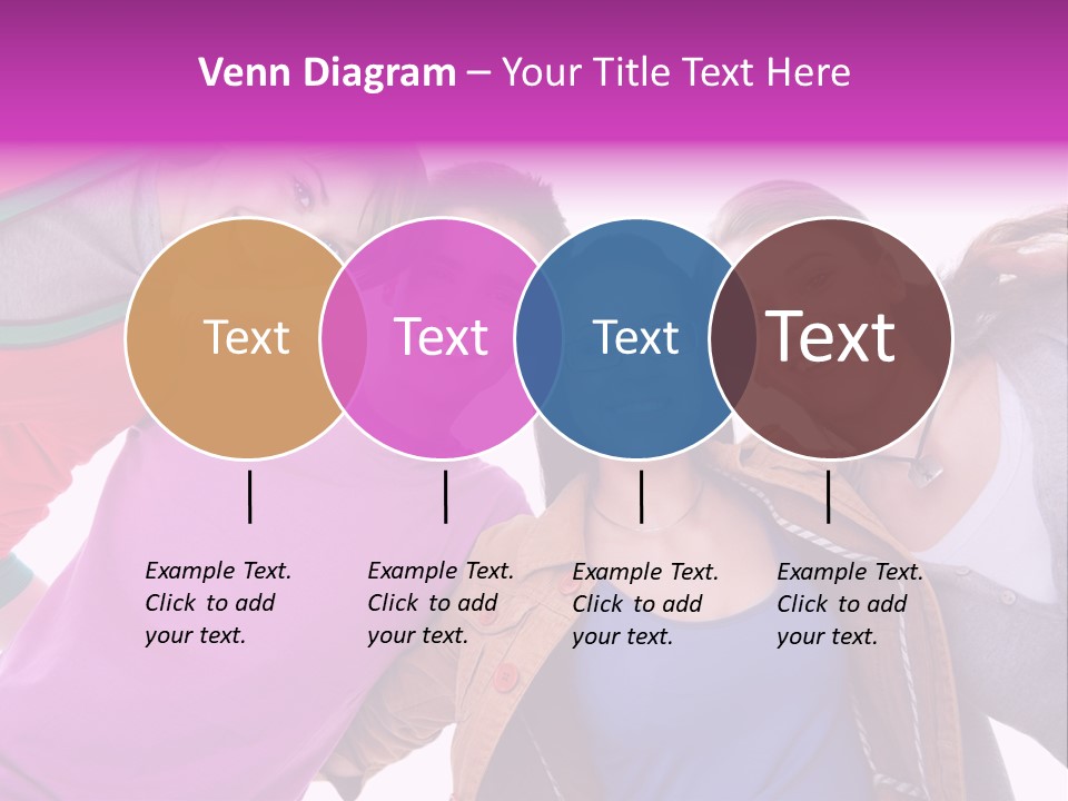 Together Smile Girl PowerPoint Template