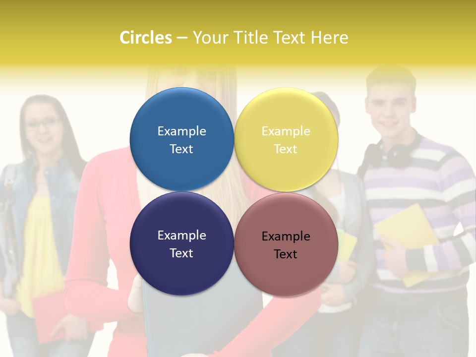 Adult Joy Happy PowerPoint Template