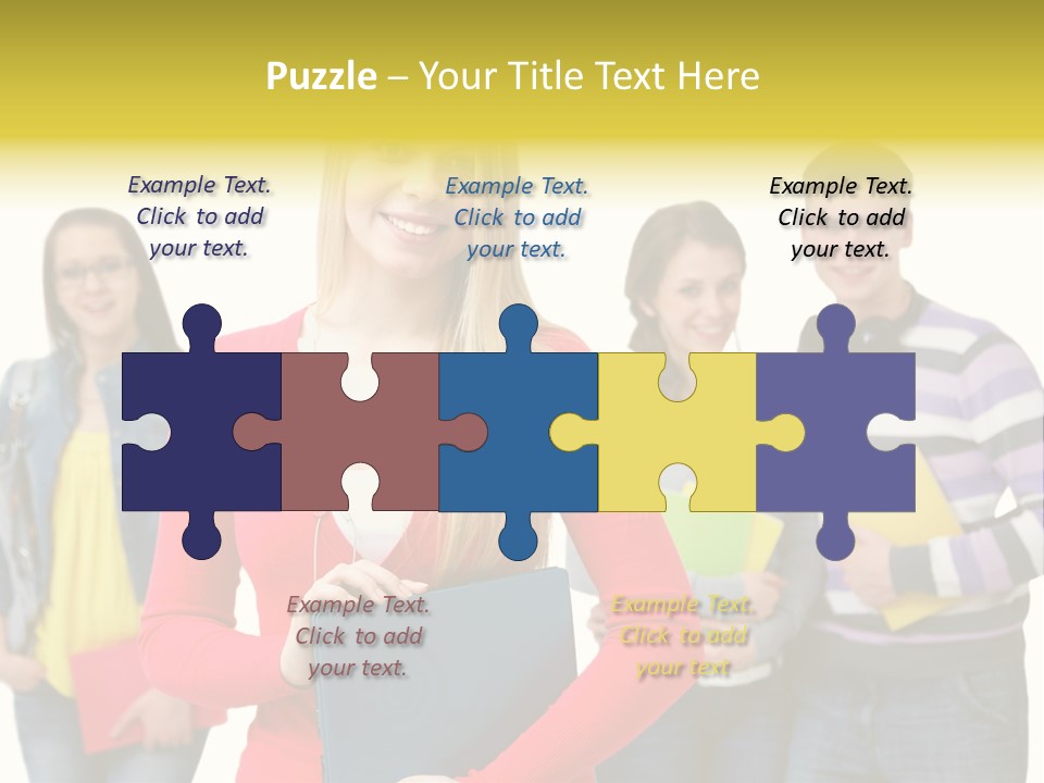 Adult Joy Happy PowerPoint Template