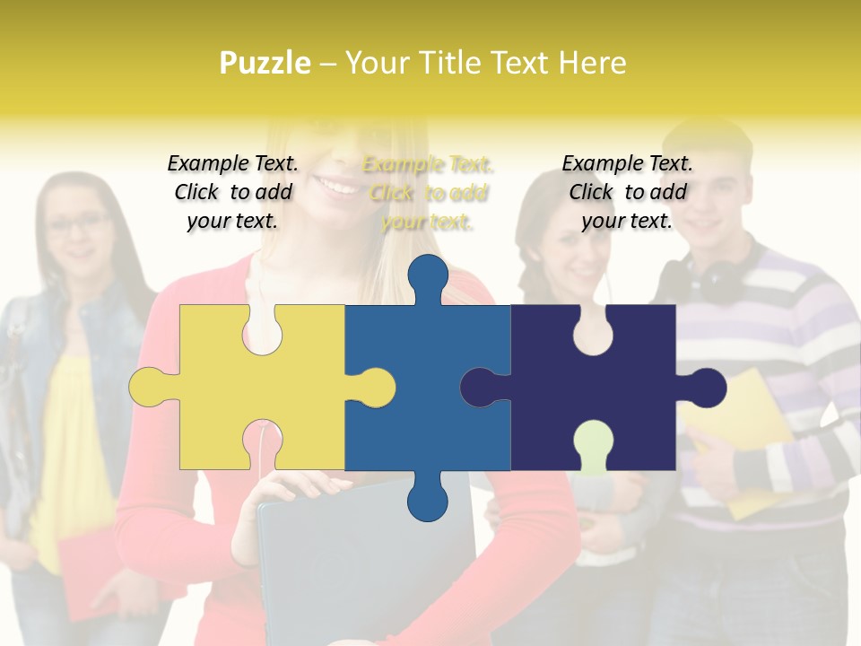 Adult Joy Happy PowerPoint Template