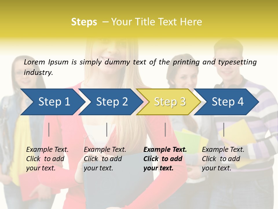 Adult Joy Happy PowerPoint Template