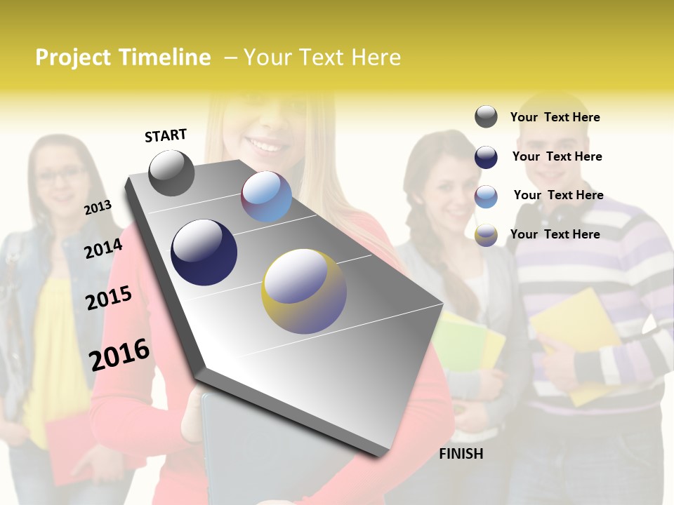Adult Joy Happy PowerPoint Template