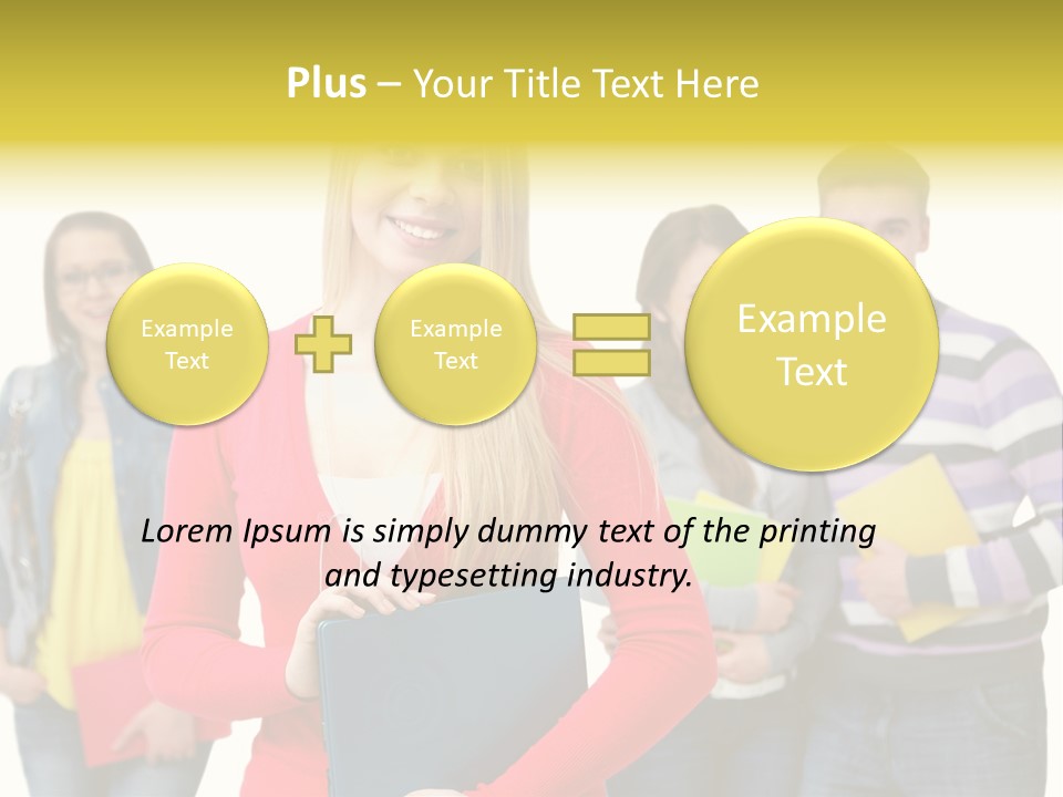 Adult Joy Happy PowerPoint Template