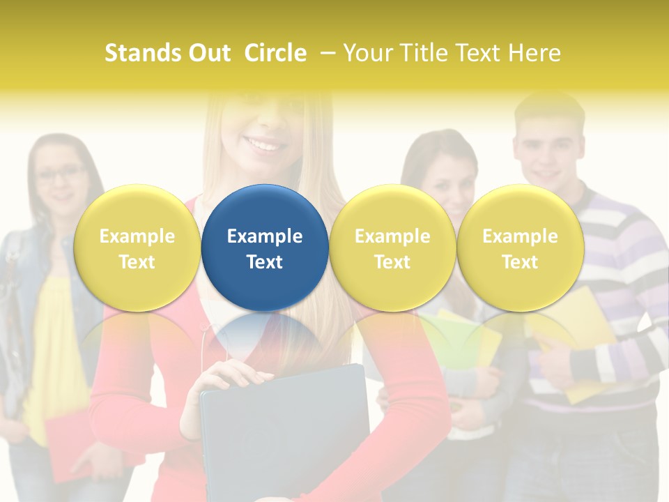 Adult Joy Happy PowerPoint Template