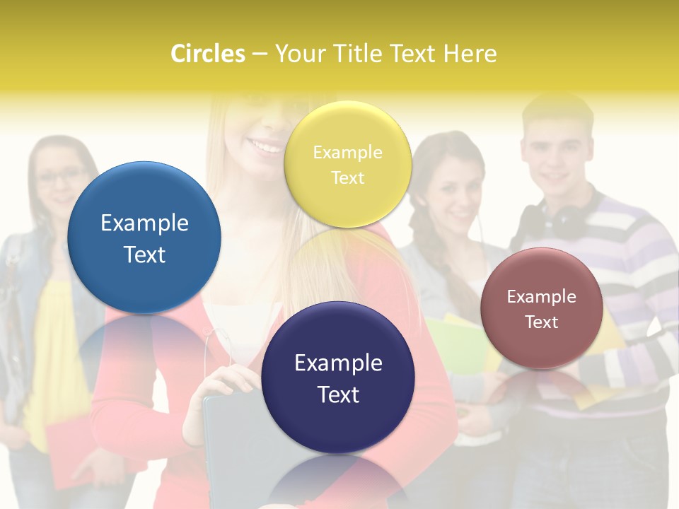 Adult Joy Happy PowerPoint Template