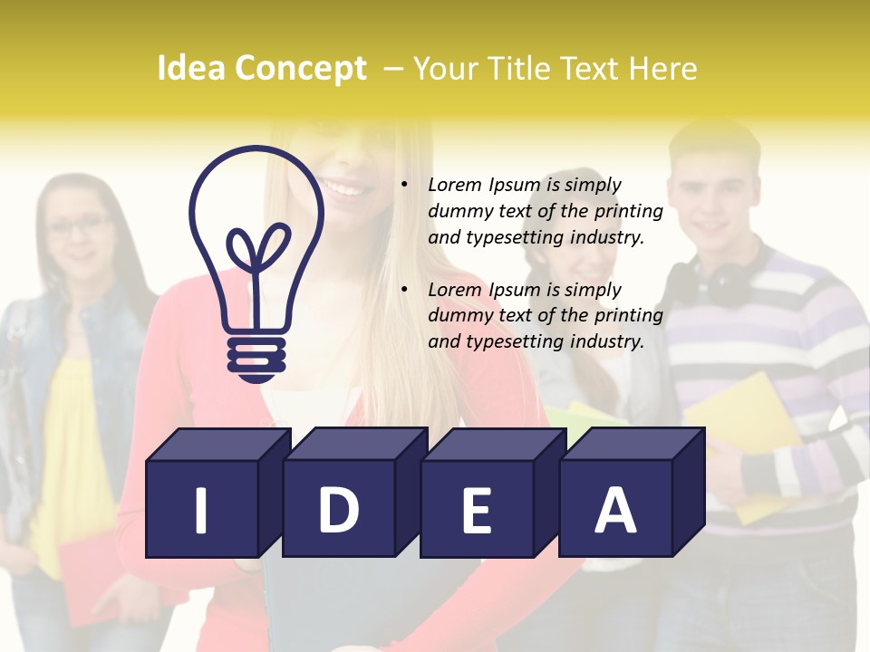 Adult Joy Happy PowerPoint Template
